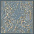 Blue Deco Mahjong Mat (Pre-Order)
