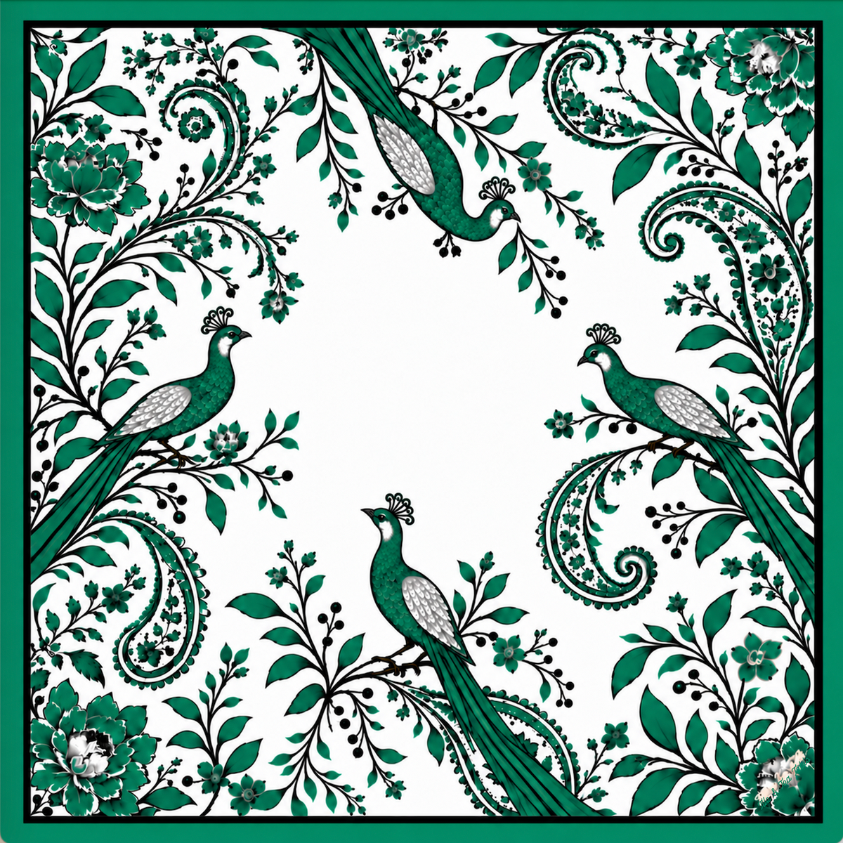 Emerald Garden Mahjong Mat (Pre-Order)
